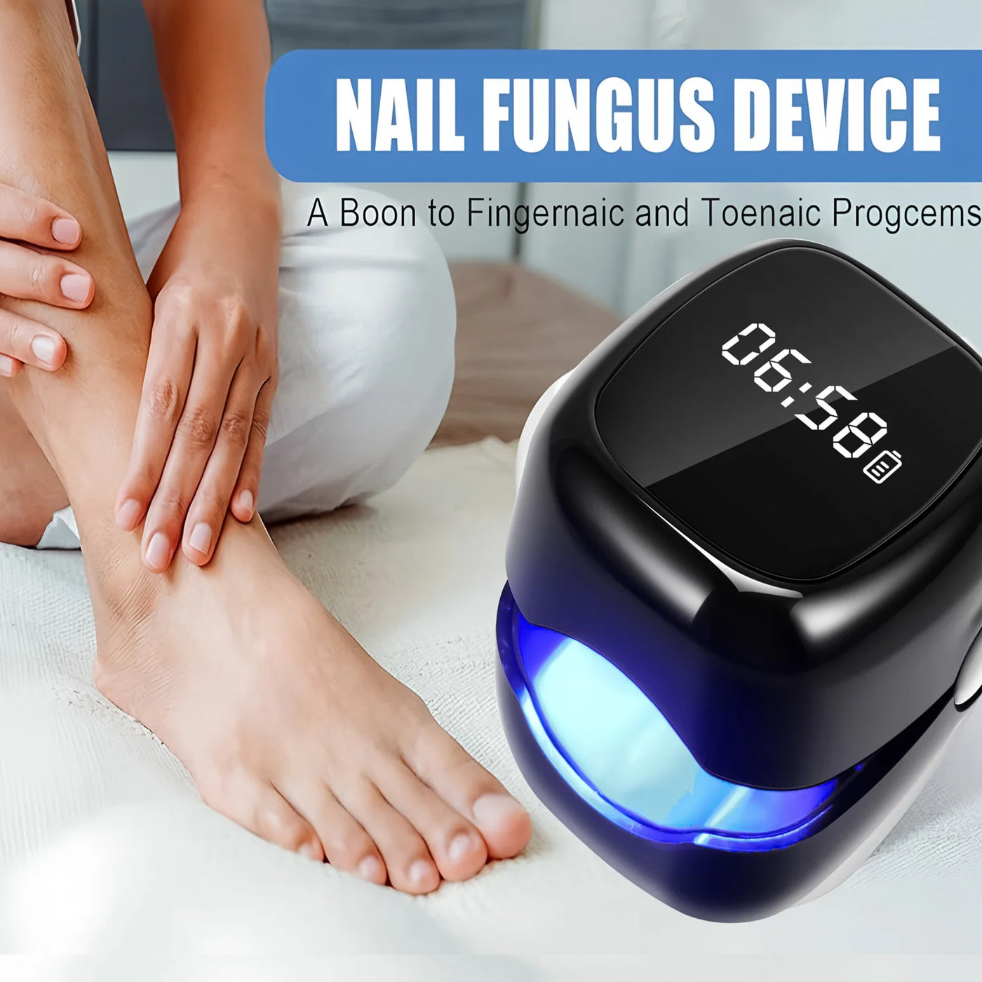 Nail Fungus Treatment LED Laser Device for Cleaning