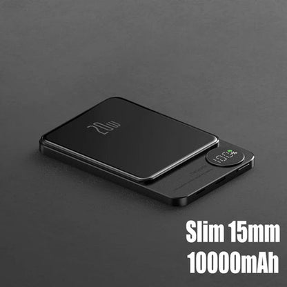 Magnetic Power Bank Wireless External Auxiliary Battery Pack