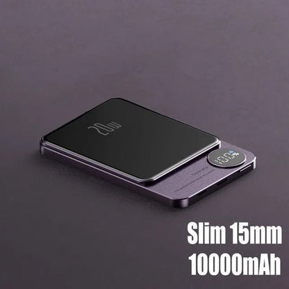 Magnetic Power Bank Wireless External Auxiliary Battery Pack